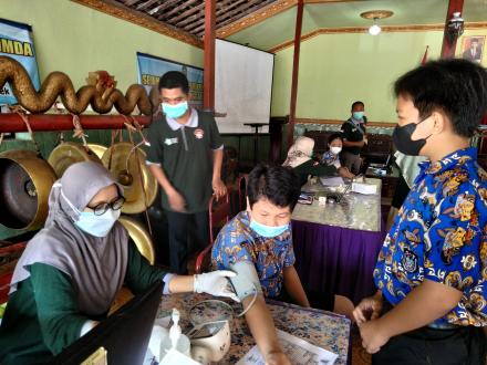 Antusias warga Desa Karanganom melaksanakan Vaksinasi Covid 19