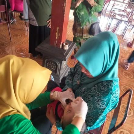 Pelaksanaan SUB PIN Polio ke 2 Desa Karanganom