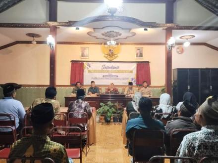 Pelaksanaan Sosialisasi Kegiatan Bersih Desa