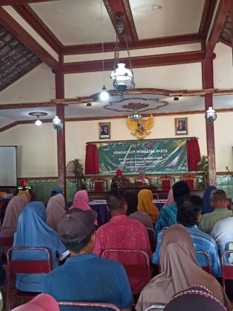 Pelaksanaan Hari Ulang Tahun Rumah Sakit Bhayangkara Tulungagung di Desa Karanganom