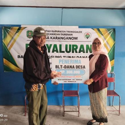 Penyaluran BLT bulan September 2025