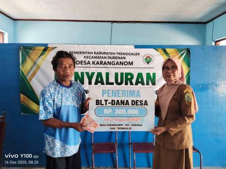 Penyaluran BLT bulan Desember 2025