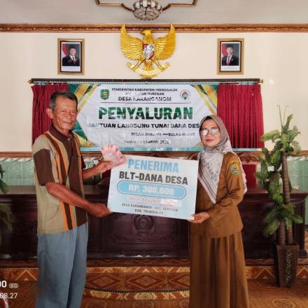 Penyaluran BLT bulan Januari - Maret Tahun 2026