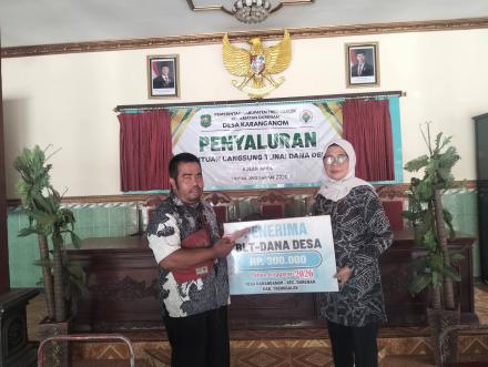 Penyaluran BLT bulan April Tahun 2026 Desa Karanganom